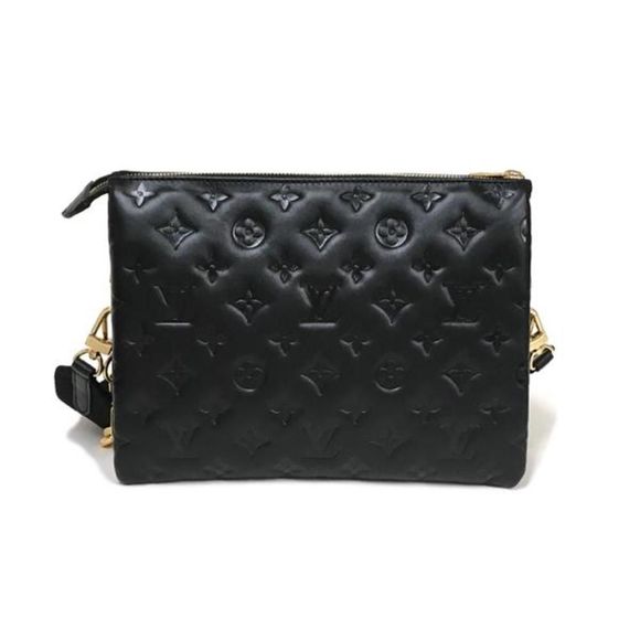 Louis Vuitton Coussin PM 2 Way Chain Shoulder Bag Leather Monogram Noir Black - Picture 5 of 7